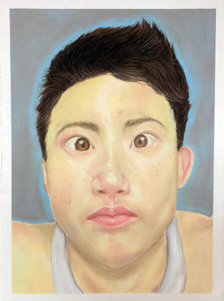 Self Portrait In Pastels